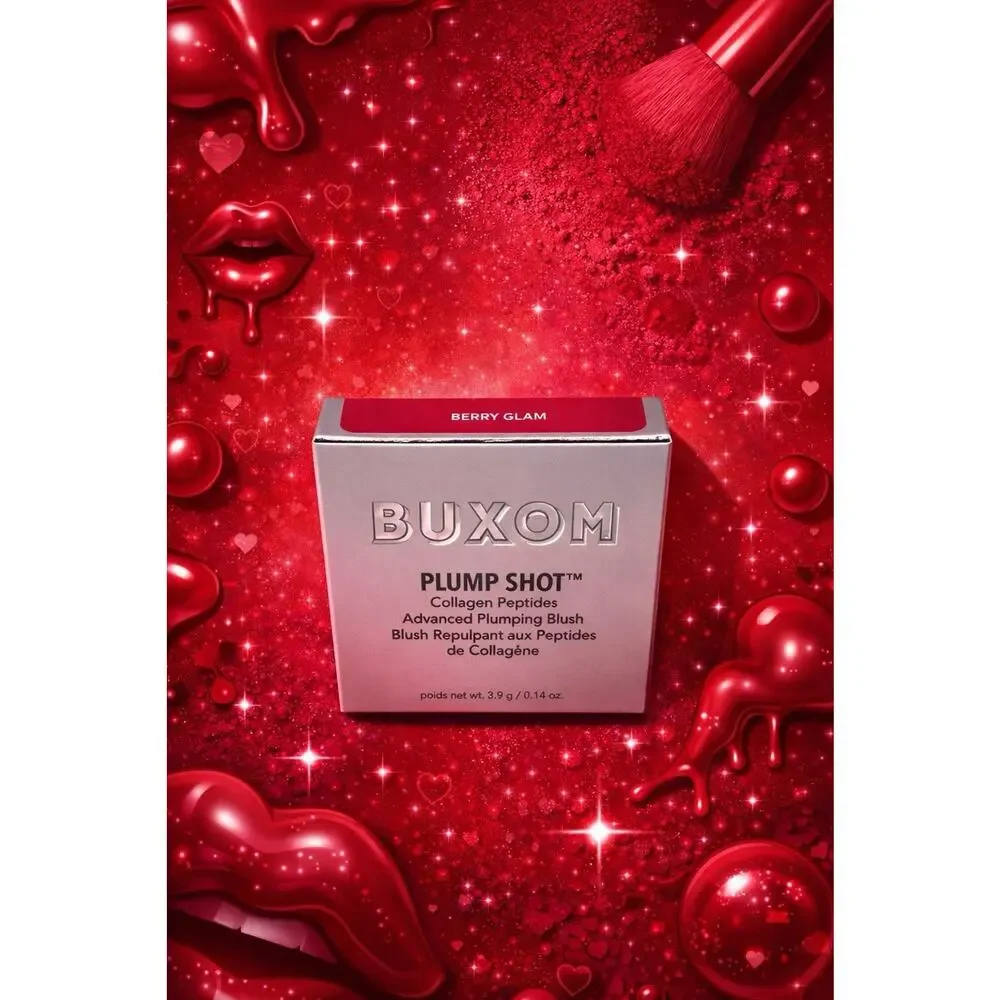 Buxom - Plump Shot - Cream Blush- Shade: Berry Glam - 0.14 oz/ 3.9 g